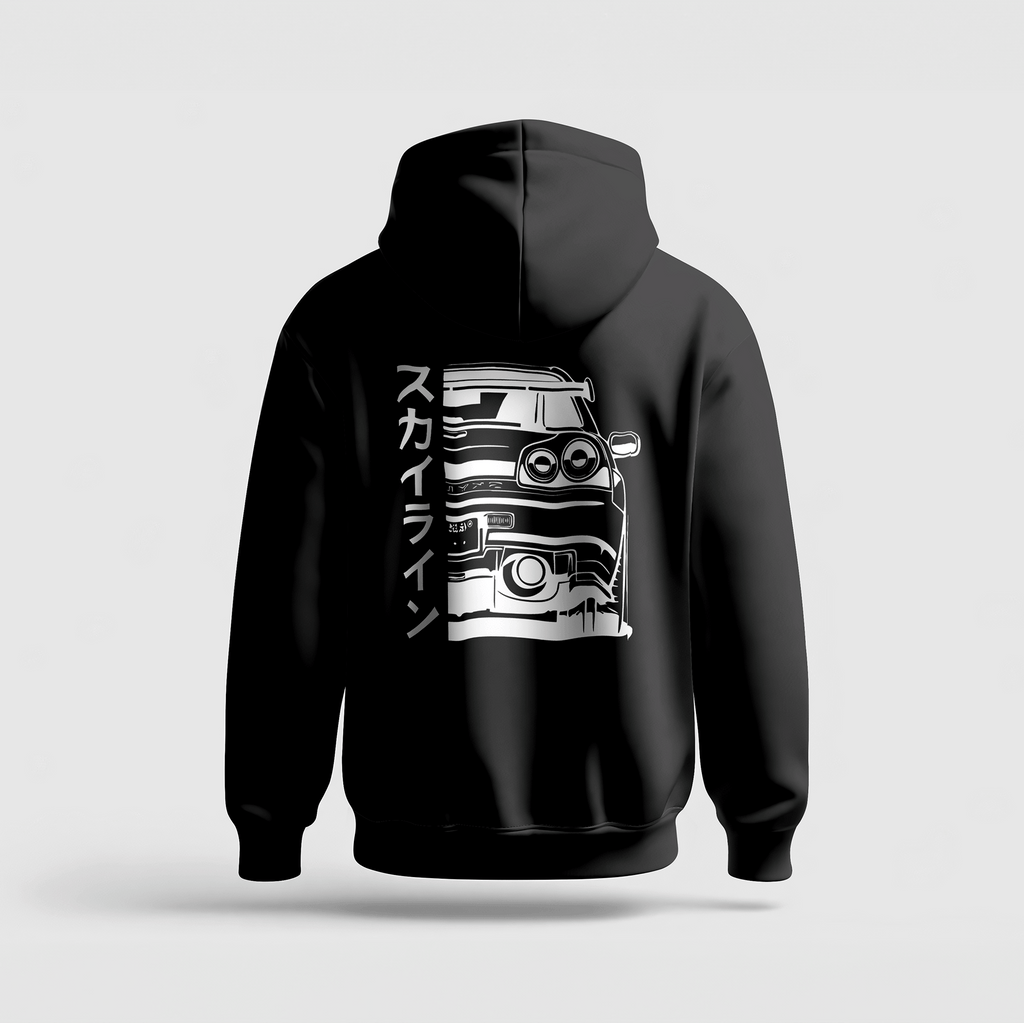 Black Hoodie - Skyline